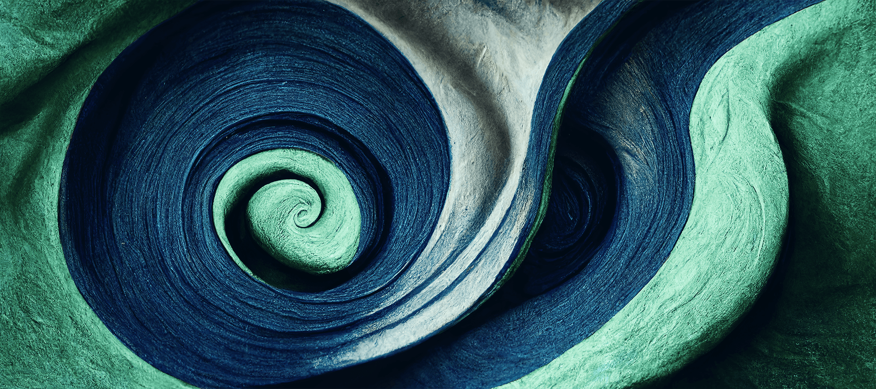 blue and green swirling colors
