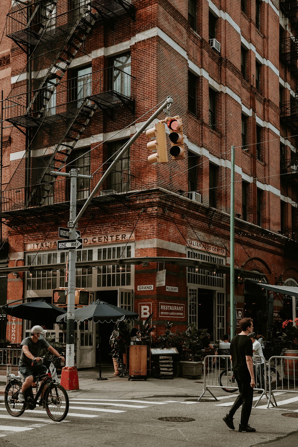corner of a busy street
