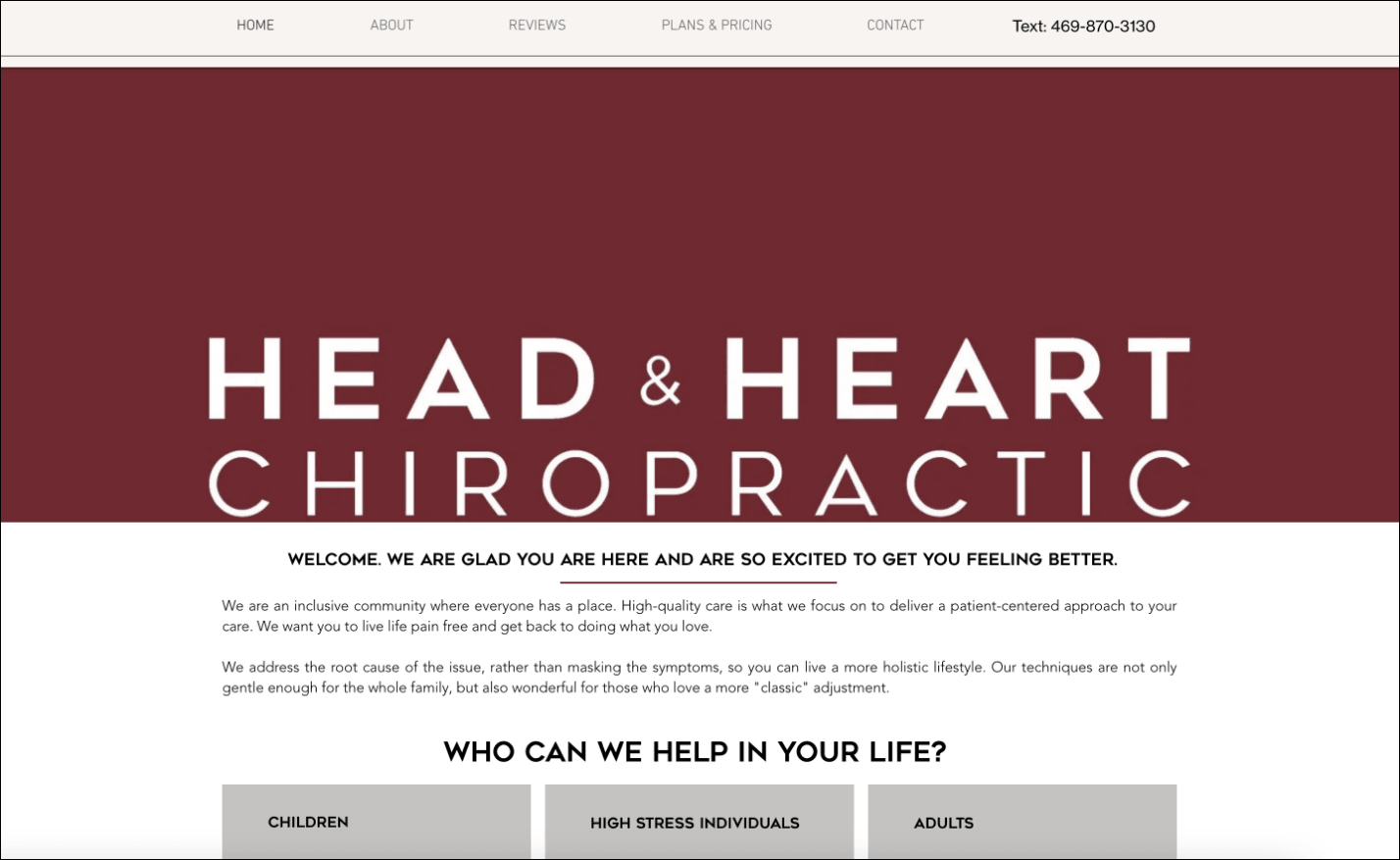 head and heart website