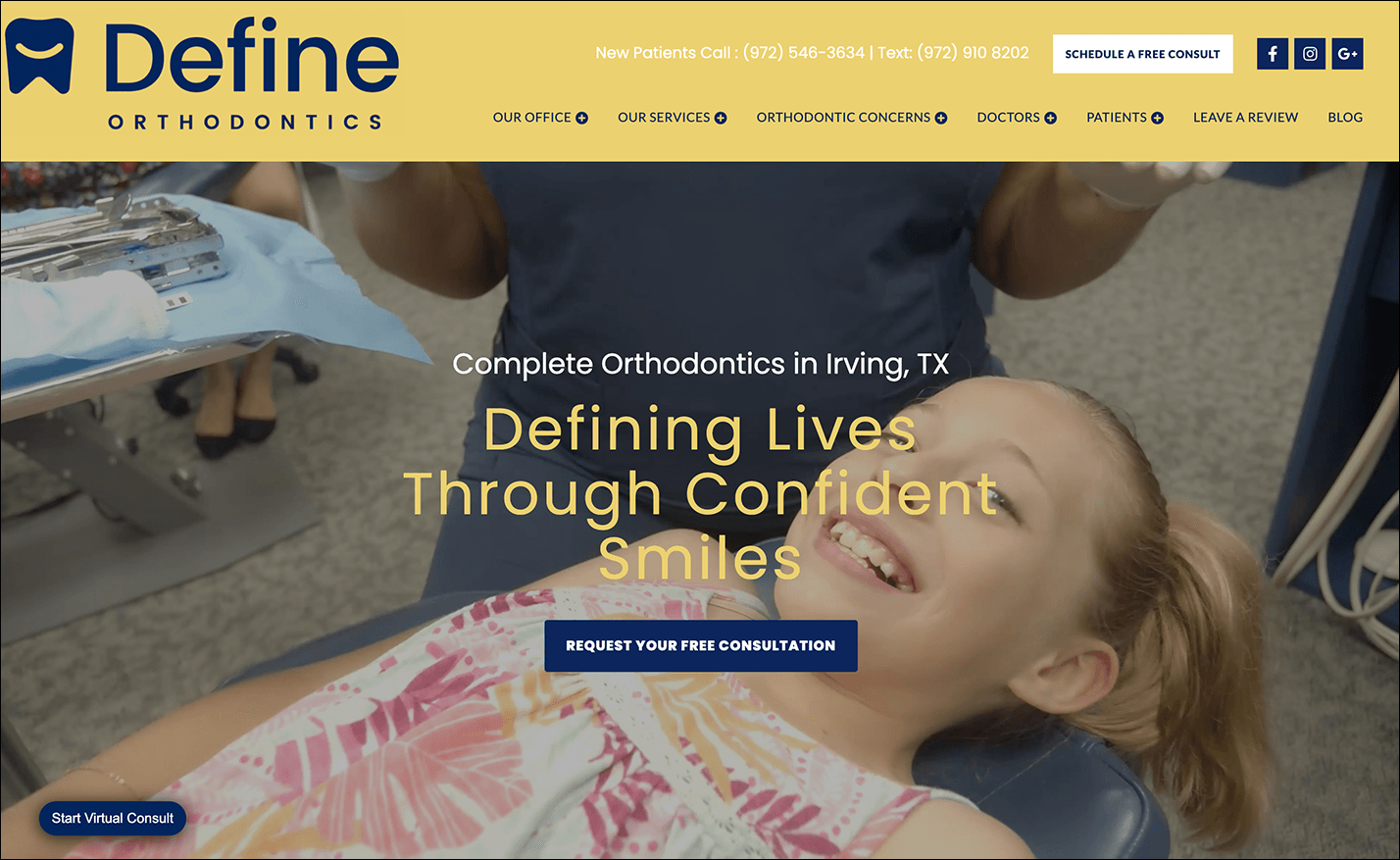 Define Orthodontics Website
